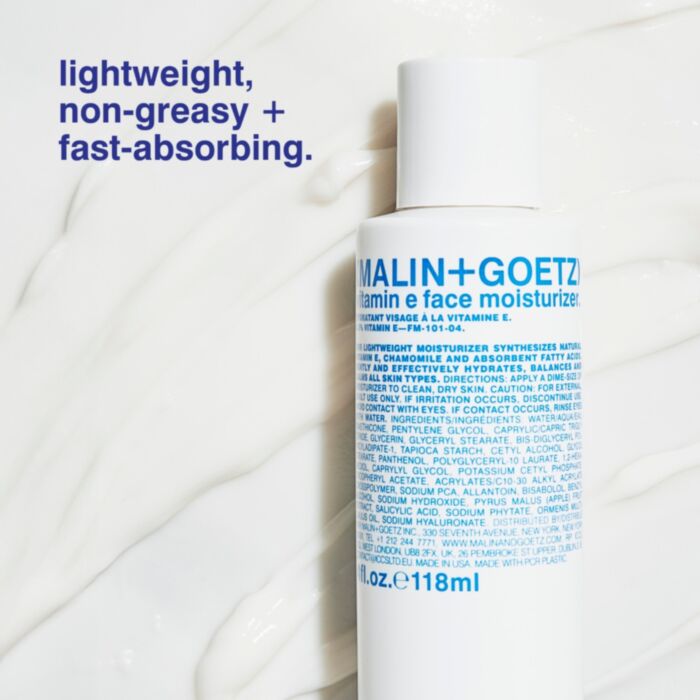 Vitamin E face moisturizer.