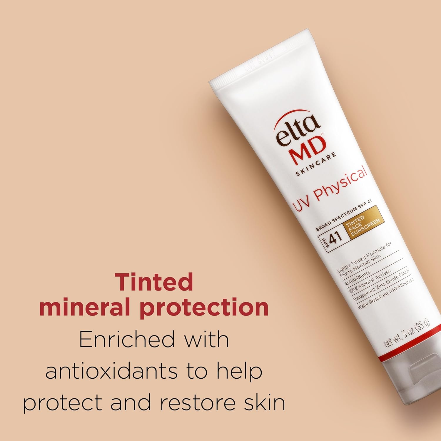 Eltamd UV physique SPF 41 à large teinté Lotion