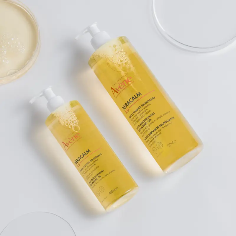 Lipid-replenishing cleansing oil